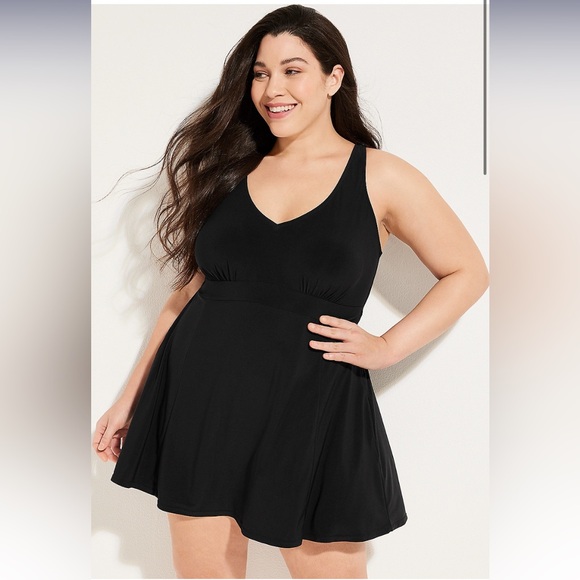 Maurices American Beach Floral Swim Dress AND Matching Cover Up 2X/OS - Picture 6 of 9